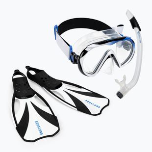 Šnorchlovací set Aqualung Compass čierno-biely SR4110109XL