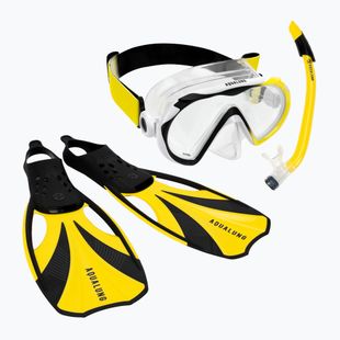 Šnorchlovacia súprava Aqualung Compass black/yellow SR4110107S