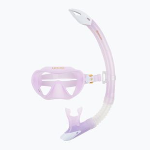 Súprava na šnorchlovanie Aqualung Combo Nabul maska + fajka red/white