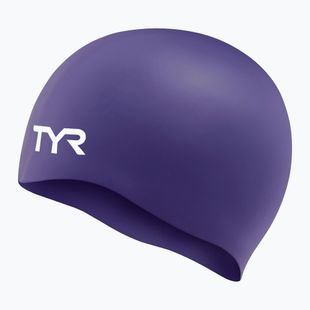 Plavecká čiapka TYR Wrinkle Free Silicone purple