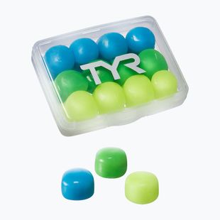 Ušné zátky Tyr Soft Silicone Ear Plugs Jr 12 pcs. blue/green/yellow
