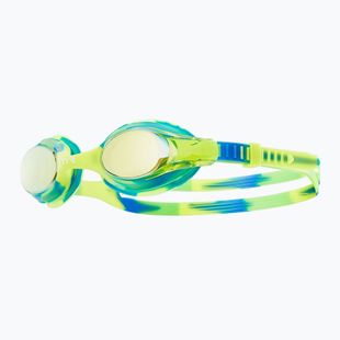 Detské plavecké okuliare TYR Swimple Tie Dye Mirrored gold/green/blue