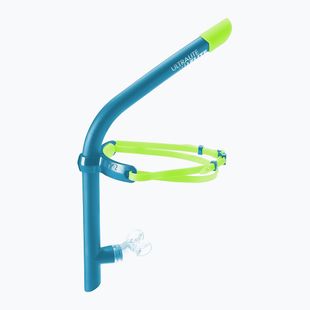 Plavecká trubica TYR Ultralite Snorkel Elite modrá/žltá