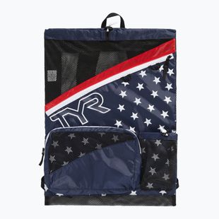 Plavecká taška TYR Elite Team Mesh 40 l červená/navy