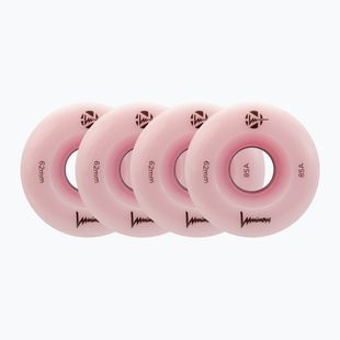 Kolieska na in-line korčule FR Skates Luminous Led Quad Wheel 62mm/85A Sixies 6LED X4 flamingo
