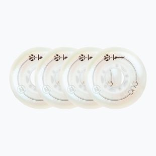 Kolieska na in-line korčule Luminous Led Wheels Duo 76mm/85A X4 white/pearl