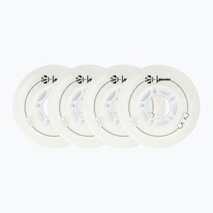 Kolieska na in-line korčule Luminous Led Wheels Duo 84mm/85A X4 white/red