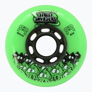 Kolieska na in-line korčule FR Skates Street Invaders Wheels 80mm/84A X4 green/black