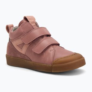 Detské barefoot topánky Froddo Rosario High-Top dark pink