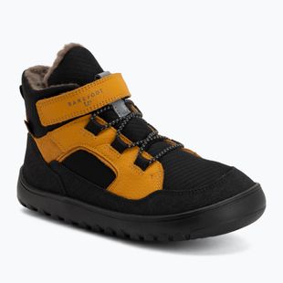 Detské barefoot snehule Froddo Barefoot Up Path Tex black/yellow