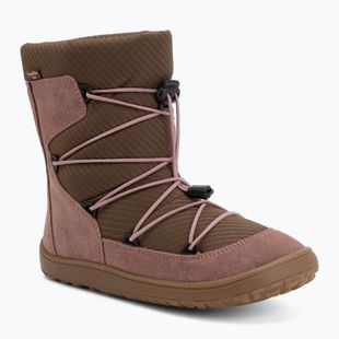Detské barefoot snehule Froddo Barefoot Tex Track Wool dark pink