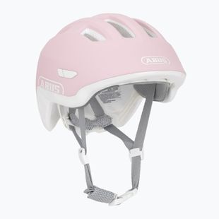 Detská cyklistická prilba ABUS Smiley 3.0 ACE LED pure rose