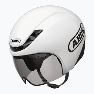 Cyklistická prilba ABUS Gamechanger TT 1.1 shiny white
