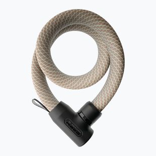 Zámok na bicykel ABUS Yarnit 4004K/110 sand stone