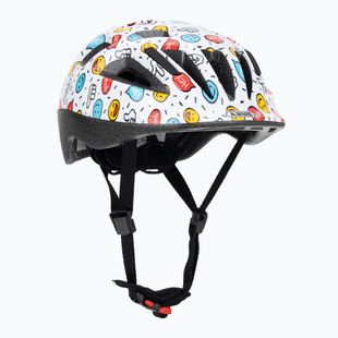 Detská cyklistická prilba ABUS Smooty 2.0 white smiley