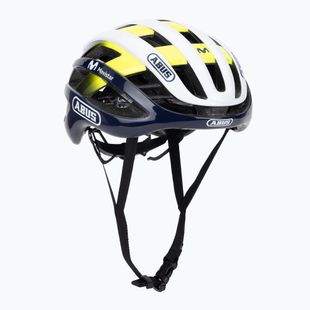 Cyklistická prilba ABUS AirBreaker Movistar Team 24 navy/yellow/white