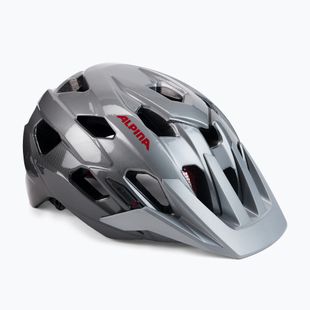 Cyklistická prilba Alpina Anzana darksilver/black/red gloss
