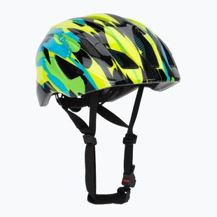 Detská cyklistická prilba Alpina Pico neónovo green/blue/gloss