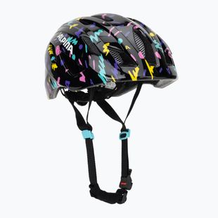 Detská cyklistická prilba Alpina Pico black/confetti gloss