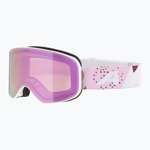 Lyžiarske okuliare Alpina Slope Q-Lite white/rose matt