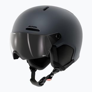 Lyžiarska prilba Alpina Arber 2 Visor Q-Lite midnight grey