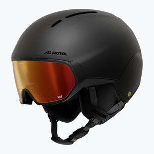 Lyžiarska prilba Alpina Vizzard QV MIPS black matte