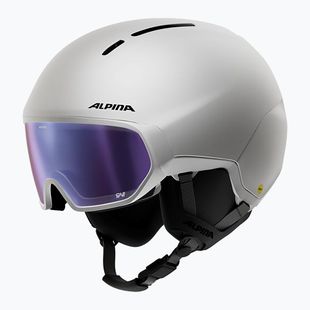Lyžiarska prilba Alpina Vizzard QV MIPS white matt