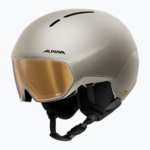 Lyžiarska prilba Alpina Vizzard QV MIPS sand matt