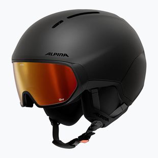 Lyžiarska prilba Alpina Vizzard Q-Lite black matte