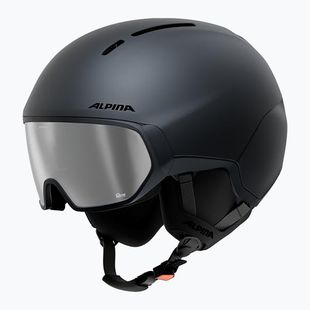 Lyžiarska prilba Alpina Vizzard Q-Lite midnight grey matt