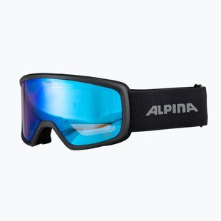 Lyžiarske okuliare Alpina Narkoja 2 Q-Lite black matt/blue s2