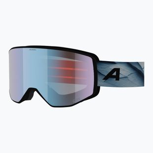 Lyžiarske okuliare Alpina Venet M Q-Lite  black/blue matt