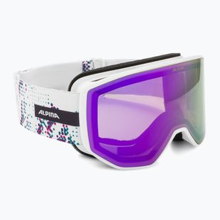 Lyžiarske okuliare Alpina Venet M Q-Lite  white/lilac matt