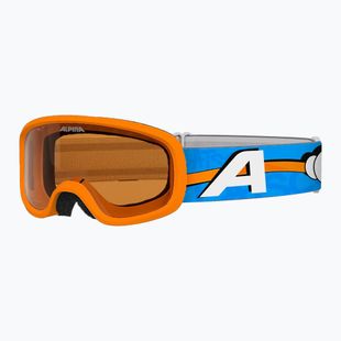 Detské lyžiarske okuliare Alpina Piney 2.0 orange/blue matt