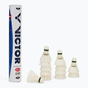 VICTOR Master Ace 78 bedmintonové raketky 12 ks biele.