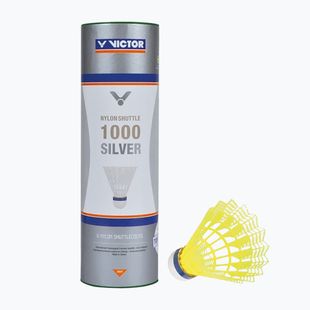 Badmintonové košíky VICTOR Nylonshuttle 1000 slow yellow