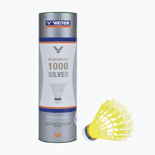 Bedmintonové košíky VICTOR Nylonshuttle 1000 fast žltá