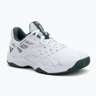 Pánske bedmintonové topánky VICTOR P8500CLS AG bright white/hunter green