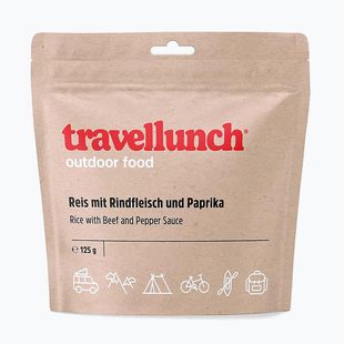 Mrazom sušené potraviny travellunch Pikantné hovädzie mäso s ryžou 125 g