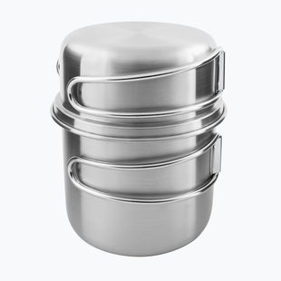 Súprava cestovného riadu Tatonka Handle Mug 500 ml steel