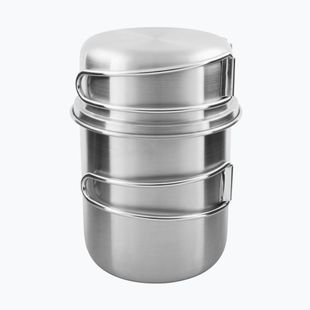 Súprava cestovného riadu Tatonka Handle Mug 600 ml steel