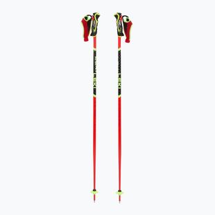 Lyžiarske palice LEKI WCR TBS SL 3D bright red/black/neon yellow