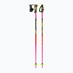 Detské lyžiarske palice LEKI WCR Evo Lite SL TR neon pink/black/neon yellow