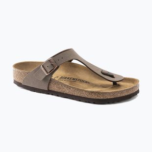 Šľapky BIRKENSTOCK Gizeh Birkibuc Narrow mocca