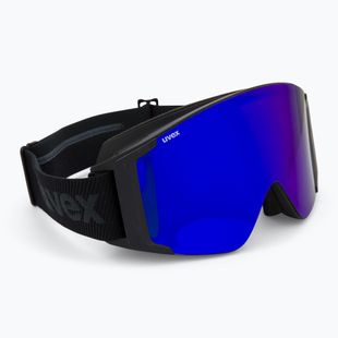 Lyžiarske okuliare UVEX G.gl 3000 TO black matt/mirror blue/lasergold lite/clear
