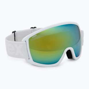 Lyžiarske okuliare UVEX Topic white matt/mirror orange blue