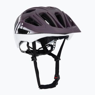 Cyklistická prilba UVEX Quatro CC slivka/biela matná
