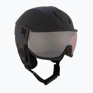 Lyžiarska prilba UVEX Instinct Visor PRO V black matt/silver/silver
