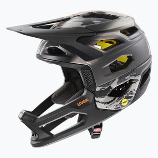 Cyklistická prilba UVEX Revolt MIPS oak brown/orange matt