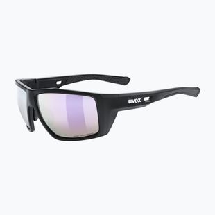 Slnečné okuliare UVEX Mtn Venture CV black matt/mirror pink